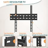 ELIVED Ultra Slim Tilt TV Wall Mount 26-60 inch VESA 75x75-400x400 view 6