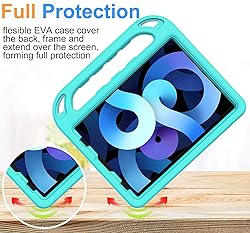 BMOUO Kids Case for iPad Air 5/4, Built-in Screen