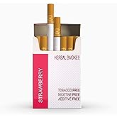 Honeyrose STRAWBERRY - Tobacco & Nicotine Free Herbal Cigarettes, Made in England, Free Shipping!