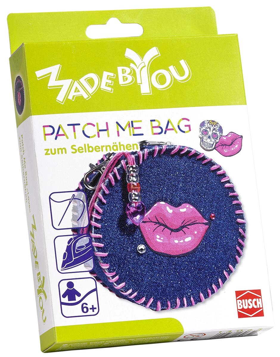 Busch Made by You 13065 Patch Me Bag Love Childrens Craft Kit