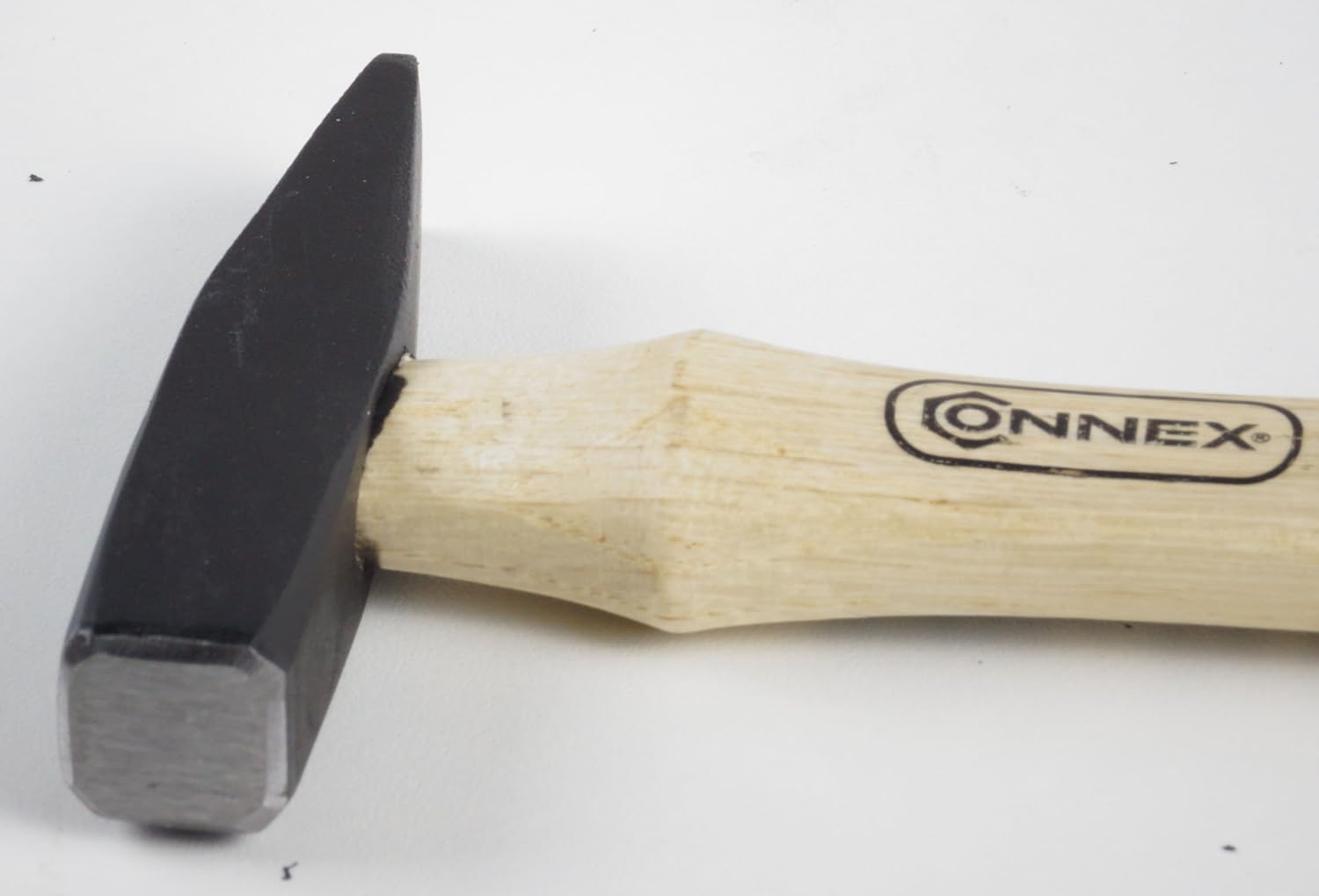 Connex COX600010 Engineer's Hammer with Wooden Handle, Black/Beige, 100 g - Image 4