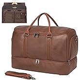 seyfocnia Convertible Travel Garment Bag,Carry on Garment Duffel Bag for Men Women - 2 in 1 Hanging Suitcase Suit Business Travel Bag