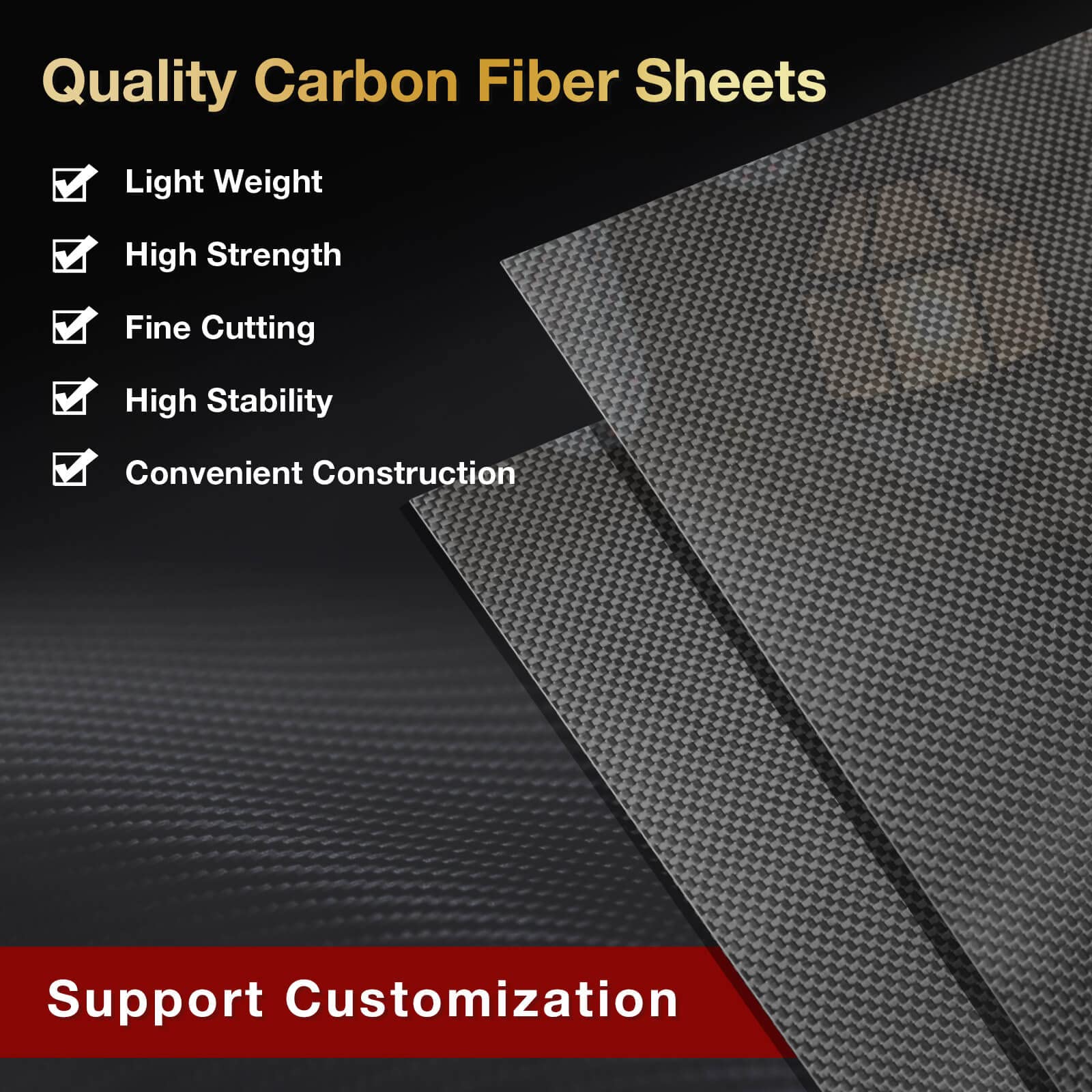 Mua ARRIS 500X500X2.5MM Carbon Fiber Sheet, Available in 0.5mm 1MM 1.5MM 2MM 3MM 3.5MM 4MM 4.5MM
