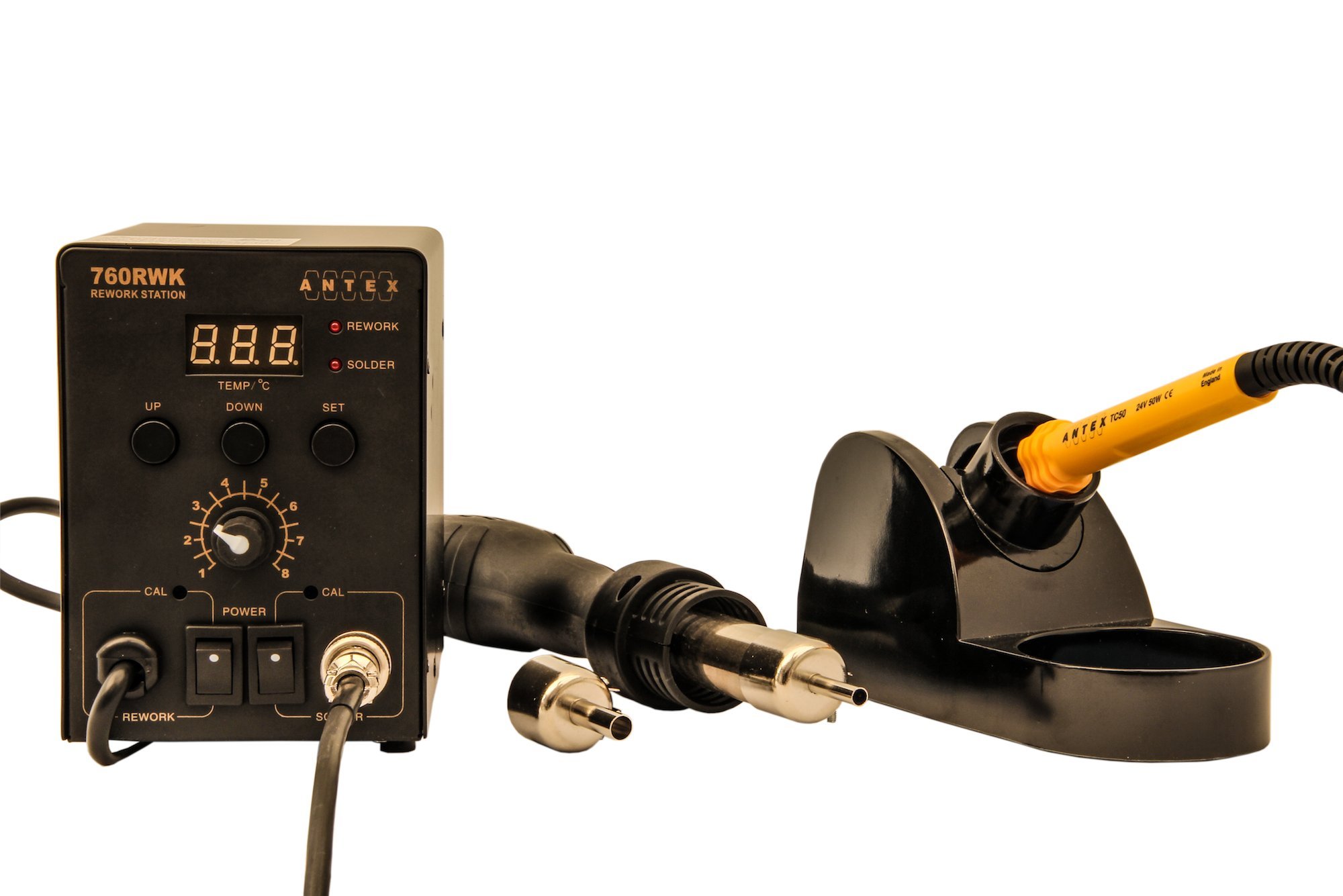 760RWK Soldering and Hot Air Rework Station with Digital Display from Antex