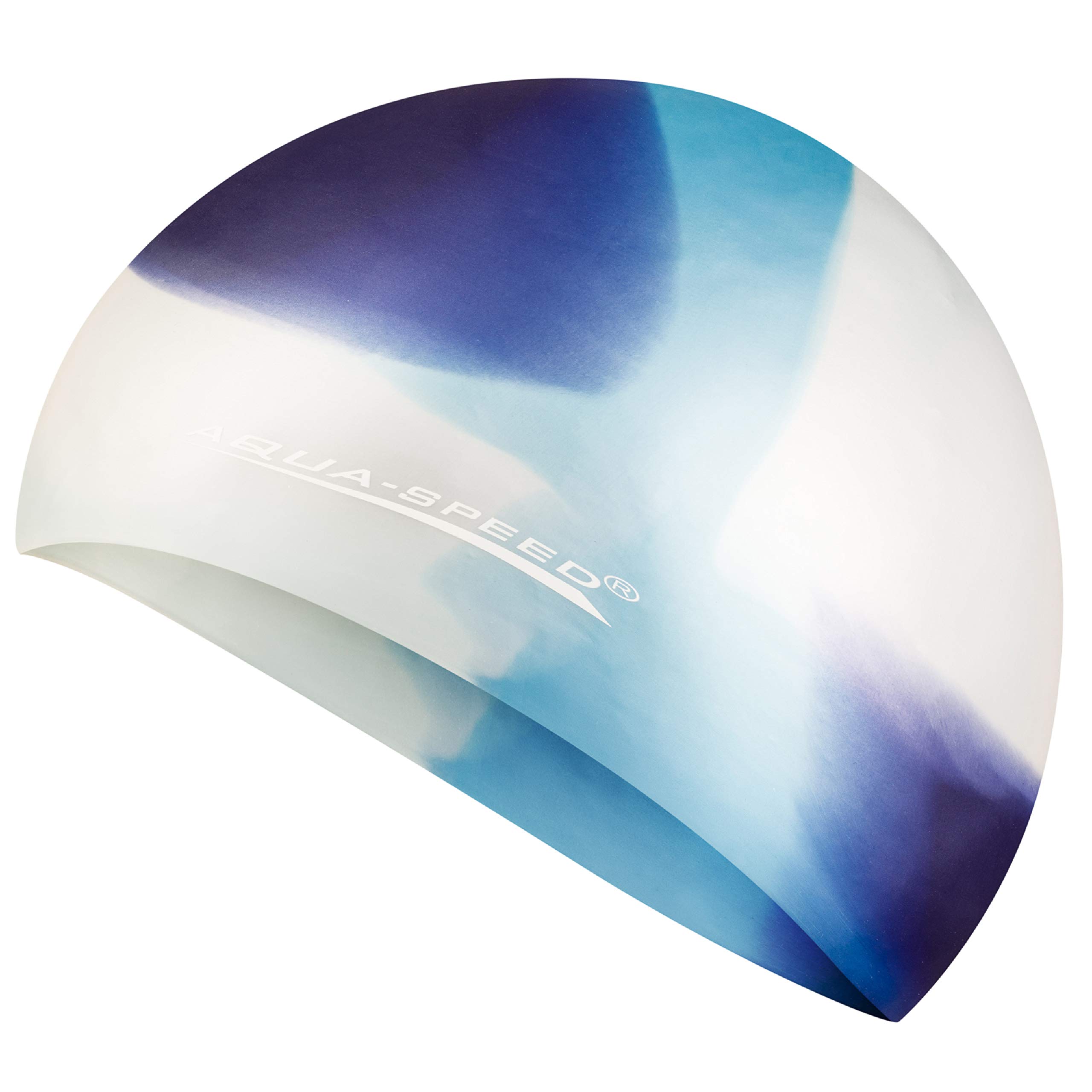 Aqua Speed BUNT Colourful swim cap + microfibre towel | adult | child | swimming cap | silicone | tearproof | waterproof | 38. colourful / 96