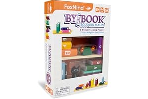 FoxMind Games: by The Book – A Smart Game of Puzzle Board Games for Kids Ages 8 and up, Logic Brain Teaser Puzzles, STEM Toys