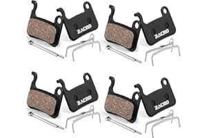Zacro 4 Pairs Bike Brake Pads, Bicycle Disc Brake Pads Fit for Tektro Shimano TRP Deore Br-M575 B01s Mt200 M525 M515 T615 T67
