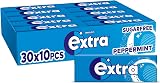 Extra Peppermint Sugar Free Gum Bulk Pack 30 x 10 Pieces Xylitol Fresh Breath