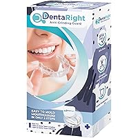 DentaRight Anti Grinding Guard for Clenching Teeth at Night, Moldable, Custom Fit & Reusable Mouthguard for Sleeping in Regul