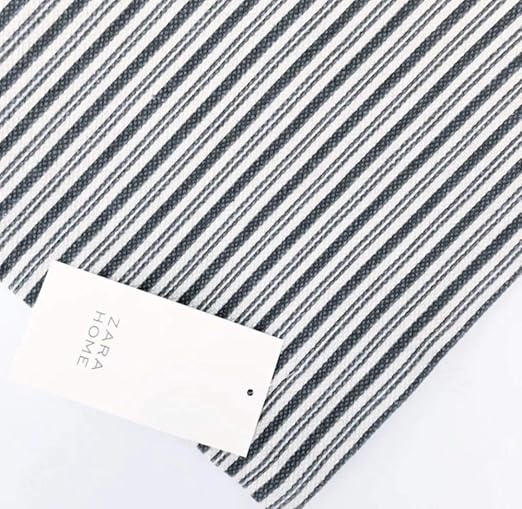 Amazon Co Jp Zara Home ザラホーム ストライプ ウォッシュ クッションカバー グリーン 緑 オリーブ カーキ ホビー