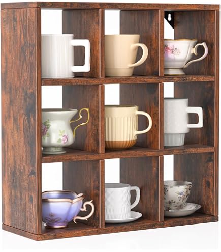 Amazon.com: ZYR Japanese Style Teacup Holder, Wall-Mounted Antique