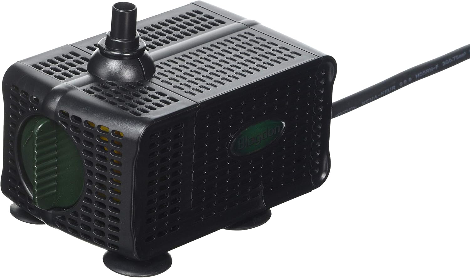 Blagdon Water Feature Pump with Auto Shut Off Sensor Prevents Burnout, Adjustable Flow Control, Reduced Cleaning, 3 Hose Fitting Adaptors
