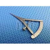 CASTROVIEJO Caliper Graduated 0-40MM Straight 3.5" HIGH Premium Grade (HTI Brand)