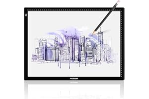 HUION LB4 Light Box Wireless Battery Powered Ultra-Thin Portable A4 Size LED Light - 12.6x9 inch