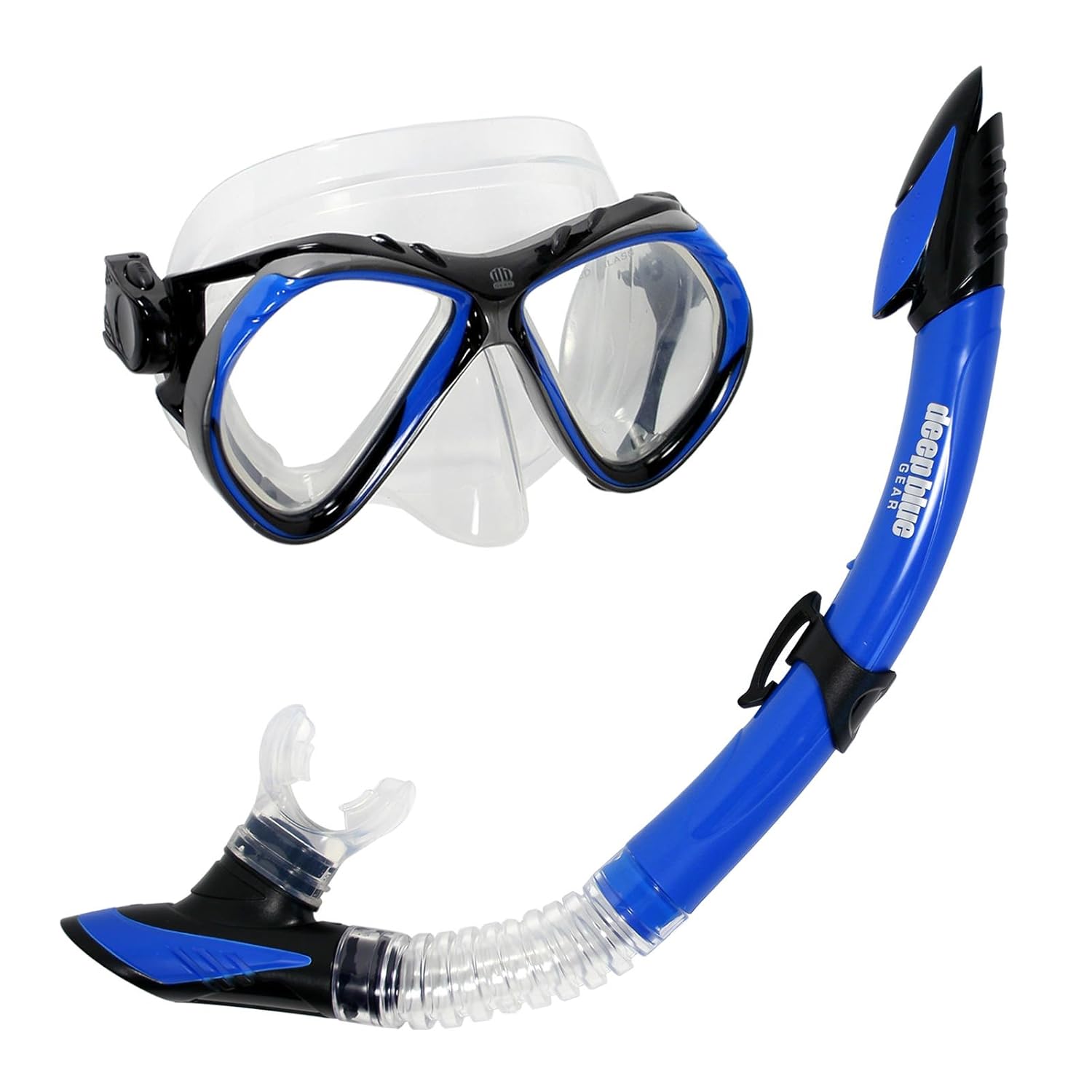 Snorkels Totally Dry Snorkel for Scuba Diving and Snorkeling Blue