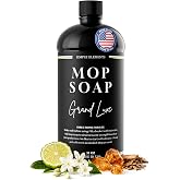 Luxury Mop Soap &ndash; Highly Scented Floor Cleaner, Concentrated Formula, No Streaks, Residue or White Cast, Floor Cleaning For Tile, Sealed Hardwood, Laminate, Vinyl and Stone &ndash; Grand Luxe 32 oz