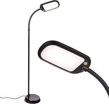 Brightech Litespan Slim - LED Reading & Craft Floor Lamp