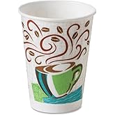 Dixie 5338DXCT Perfect Touch Hot Cup, Wise Size, 8 oz, 500/CT, Multi