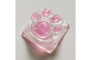 Elacgap Cat Claw Keycap Cute Drip Glue Backlight Keycaps DIY ESC Arrow Key Keycap Replacement for Cherry MX Gaming Mechanical