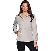 Avalanche Women's Rain Jacket, Lightweight Soft Shell Zip Up Everyday Rain Coat with Zipper Pockets