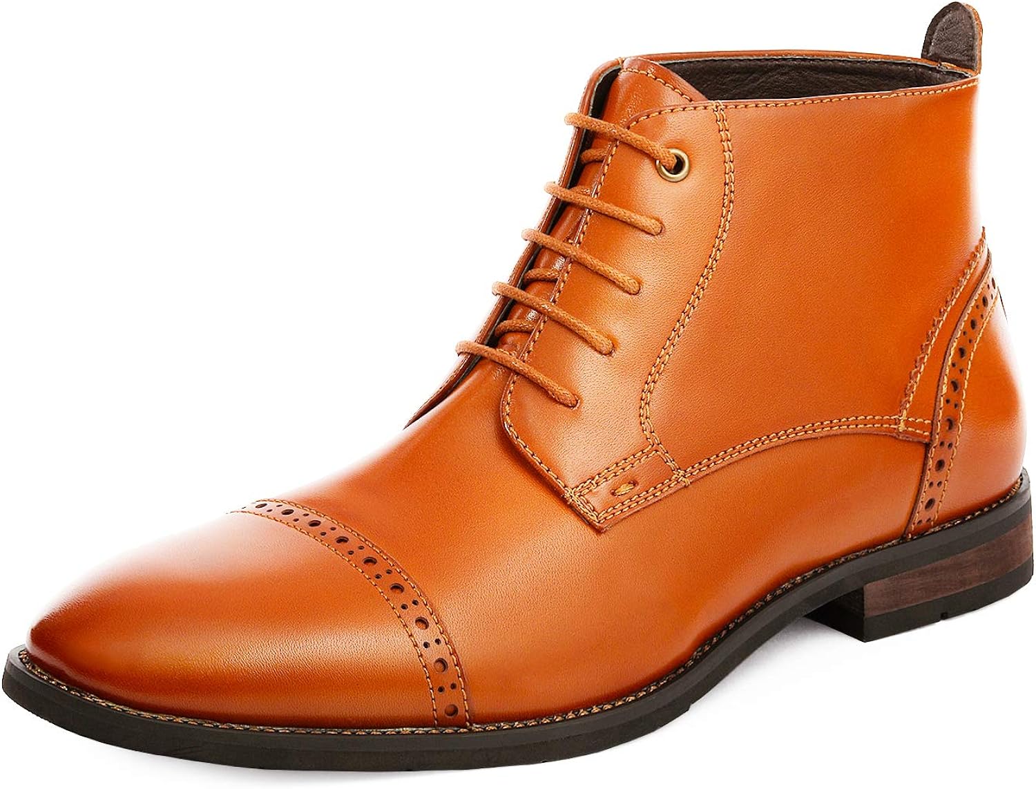  | Bruno Marc Men's Dress Ankle Boots Cap Toe Oxford Boot | Oxford & Derby