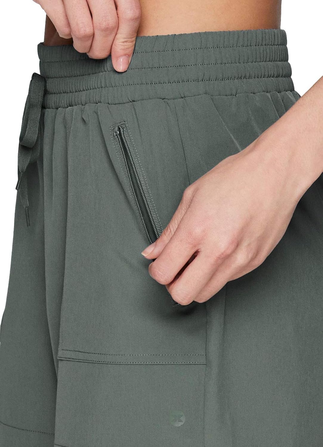 RBX Active Women's Relaxed Fit Breathable Ventilated Stretch Woven Athletic Walking Short with Pockets: Clothing