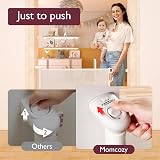 momcozy Retractable Baby Gate 33in Tall 55in Wide White Safety Fence view 4