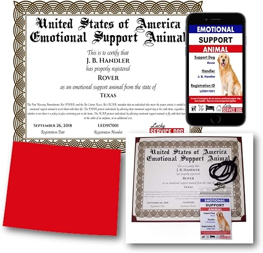 official emotional support dog registration