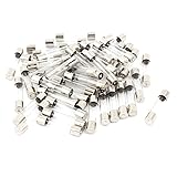 uxcell 250V 5A F5AL250V Fast Quick Blow Glass Tube