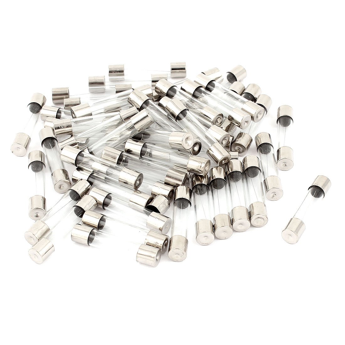 uxcell 250V 5A F5AL250V Fast Quick Blow Glass Tube