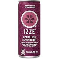 IZZE Sparkling Juice, Blackberry, 8.4 Fl Oz (12 Count)