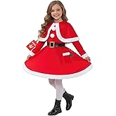 Morph Kids Santa Costume, Girls Santa Costume, Christmas Costumes for Girls, Christmas Costumes for Kids