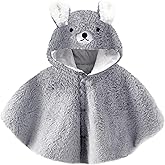 DOESLOOK Baby Girls Cloak Kids Clothes Cotton Hooded Warm Winter Kid Car Seat Coat