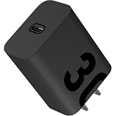 Motorola TurboPower 30 Charger - No Cable | For Moto G 2025/2026, Moto G Power 2024/2025/2026, G Stylus 5G 2024, Motorola Razr+ 2023/2024, Razr 2023/2024/2025/2026