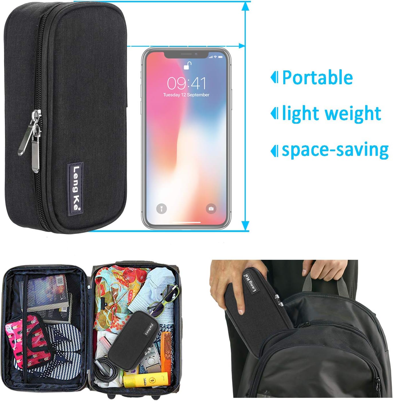 Insulin Pen Case, Insulin Cooler Travel Case with 2 Cooling Ice Packs - Image 3