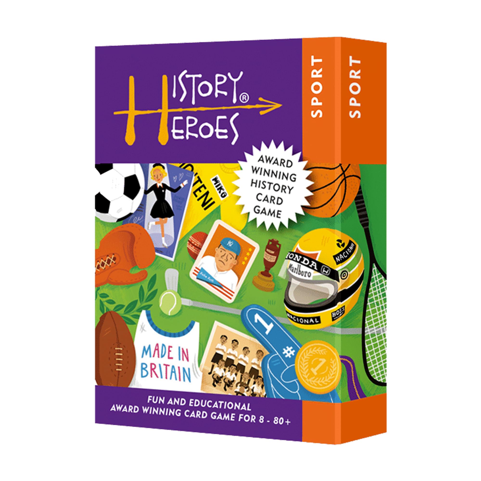 History Heroes: SPORTS - A Quiz Card Game for Kids, Adults, Game Night - Fun, Family Friendly, Educational Game About Amazing People in Sport History