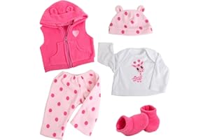 Aori Reborn Baby Dolls Clothes - Outfit Clothing Accessories for 20-24 inch Lifelike Newborn Baby Dolls