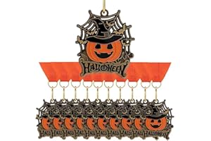 LZHZH 10 Pack Halloween Pumpkin Medals Awards,Gold Metal Halloween Contest Prize for Kids,Trick or Treat, Costume Competition Trophy, Party Favors Supplies