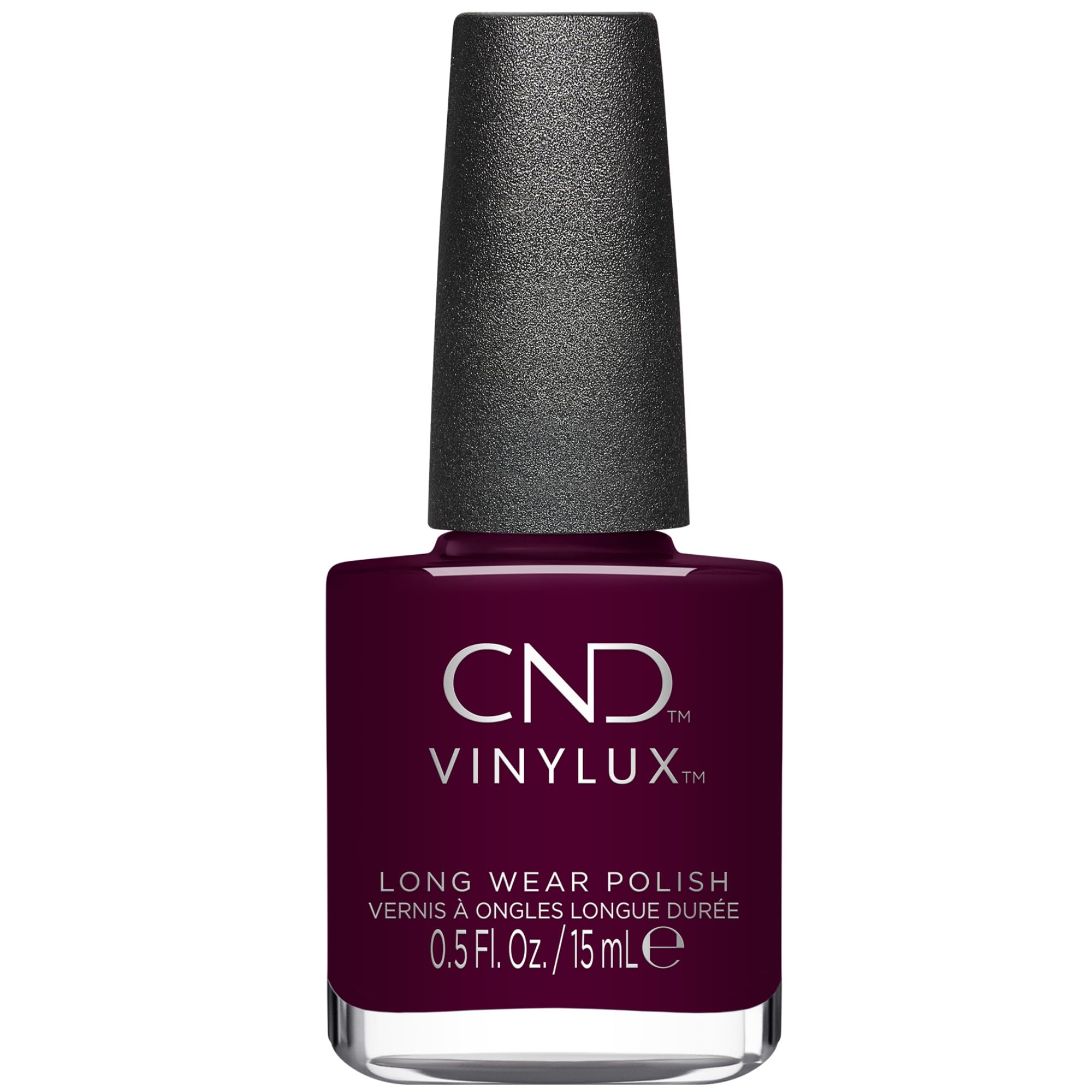 CND Vinylux Long Wear Nail Polish (No Lamp Required), 15 ml, Red, Berry Boudoir