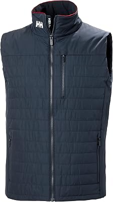 Hombres Chaleco Aislante Crew 2.0, Azul Marino, L