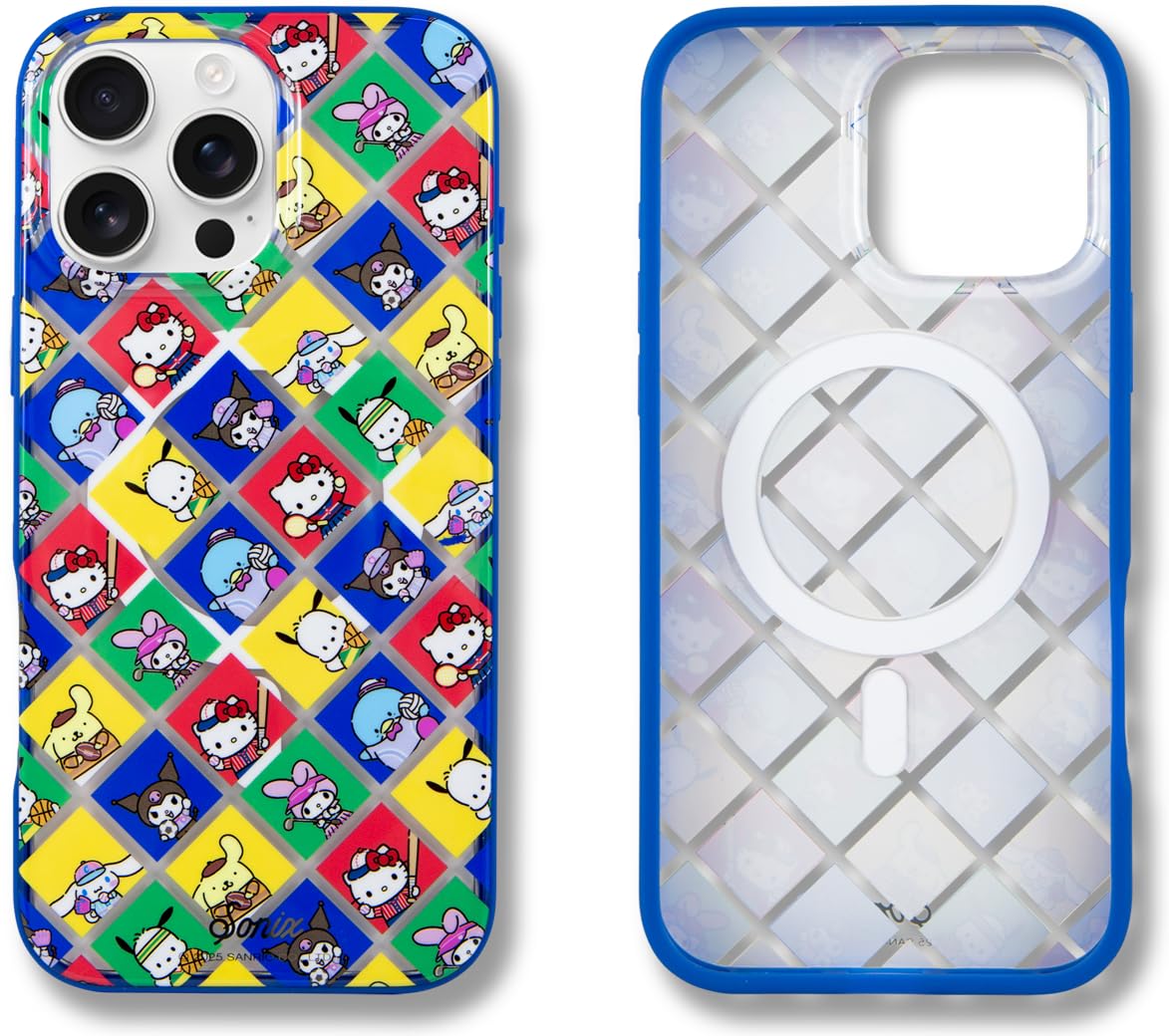 Sonix Cases for iPhone 16 Pro Max | 10ft Drop Tested | Compatible with Magsafe | Hello Kitty and Friends Sports Image