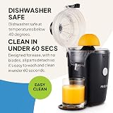 Fridja f800 Automatic Citrus Juicer Machine 50W 400ml Black Stainless view 7