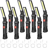 8 Pcs Rechargeable Work Light Magnetic Flashlights