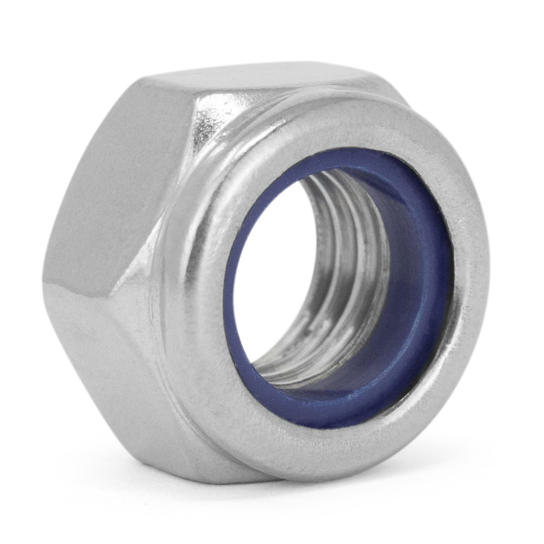 Locking Nuts Hexagonal Nuts DIN 985 / ISO 10511 Standard Low Form Stainless Steel A2 V2A Stop Nuts Self-Locking Nut Stainless Steel Nut Hexagonal Screw Nut M3 Pack of 25