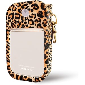 Silicone Case Compatible with Touchland Hand Sanitizer Spray Mist 1 FL OZ/30ML,Stylish Hand Sanitizer Keychain Holder Travel
