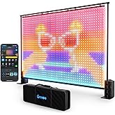 Govee Lightwall, Large Smart Curtain Light, 1536 RGBIC LEDs, 8.5x6.2ft | Portable &amp; Dimmable Color Changing String Lights, Music Sync with AIGC, Light wall for Halloween Christmas , IP65 Waterproof