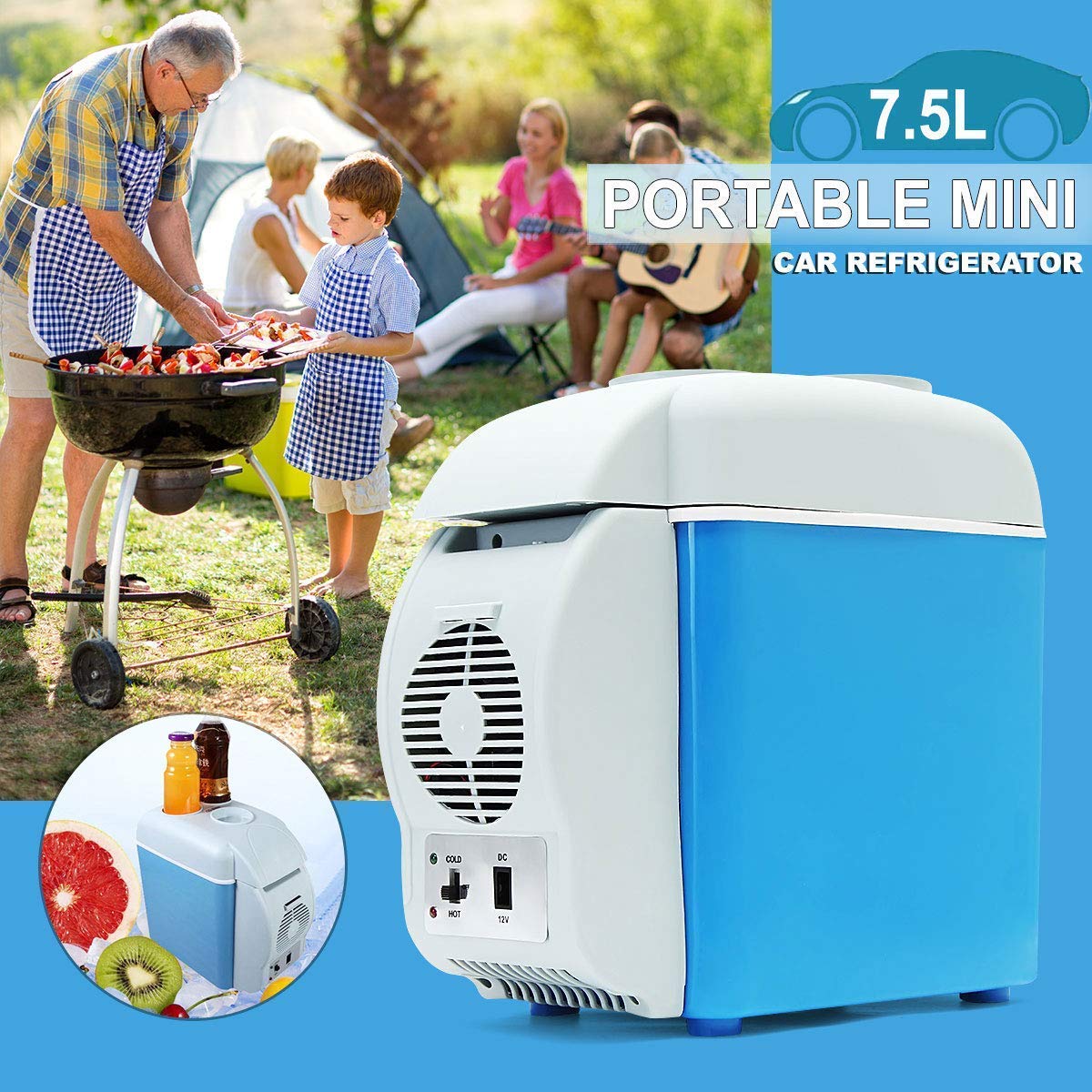 cooler box with car charger