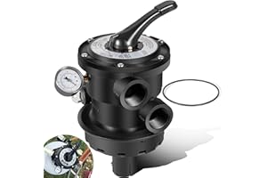 For Hayward SP0714t VariFlo Top-mount Multiport Valve, Suitable for Any Above-ground Pro- or VL Series Sand Filter
