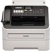 Brother FAX-2840 High Speed Mono Laser Fax Machine, Dark/Light Gray - FAX2840