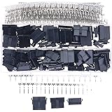Hilitchi 1000Pcs(50Set) 2.5mm Pitch 9-Pin JST SM Male & Female Plug Housing and Male/female Pin Header Crimp Terminals Connector Kit